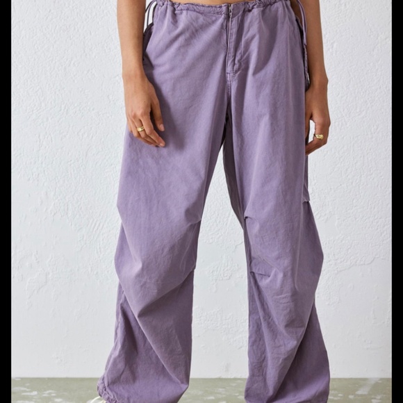 iet Fran’s shiny lilac balloon pants - Picture 3 of 3